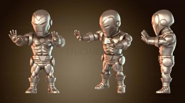 3D модель Хупер Люк Грогу и Железный Человек (STL)