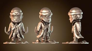 3D модель Капитан Хупер Миротворец и капитан Бумеранг Боба Фетт (STL)
