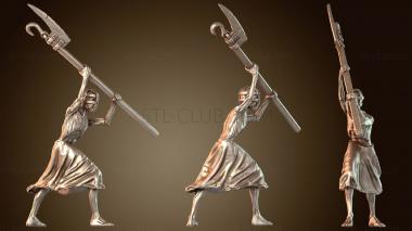 3D модель Хаски с копьем хаска (STL)