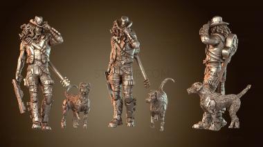 3D модель Ян Лоун Хилл храбрый (STL)