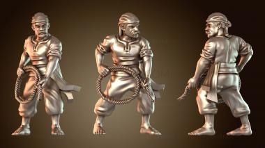 3D модель Пираты Иэна против команды Cthulhu Cannon Crew лояльны (STL)