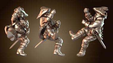 3D модель Пираты Иэна против Ктулху Каждый доблестный (STL)