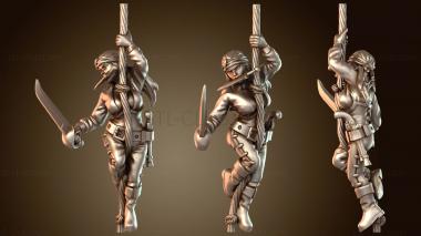 3D модель Пираты Иэна против Ктулху Swinging Crew (STL)