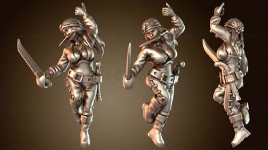 3D модель Пираты Иэна против Ктулху Swinging Crew смелый (STL)