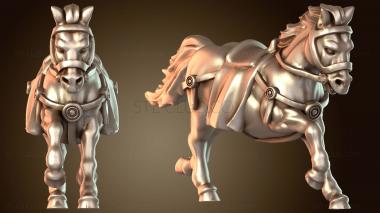 3D модель Иберийская лошадь (STL)