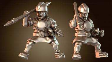 3D модель Иберийский всадник гордый (STL)