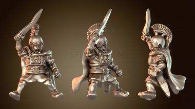 3D модель ЛИДЕР ИБЕРИЙСКИХ ВСАДНИКОВ (STL)