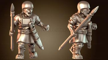 3D модель Иберийские скутари, рожденные войной (STL)