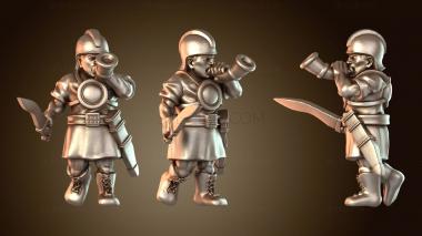 3D модель Иберийский скутарий-музыкант (STL)