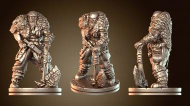 3D модель Бдительный вождь ледяного племени (STL)