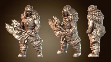 3D модель Мужчина из Ледяного Племени (STL)