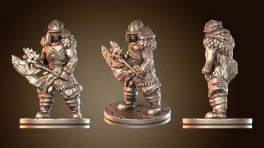 3D модель Свирепый самец племени льда (STL)