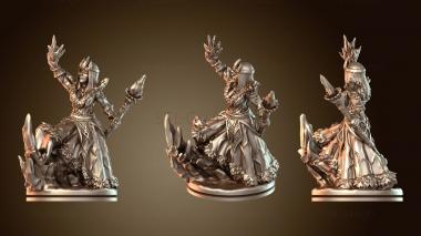 3D модель Ослепительная красота Ледяной Ведьмы (STL)