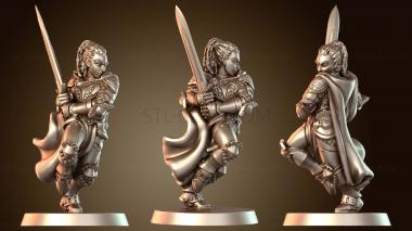 3D модель Имани Пешком Равнина (STL)