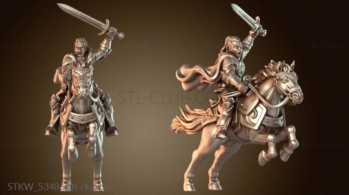 Military Имани на коне стойкий