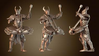 3D модель Барабанщик Immortalis Bloodknight (STL)
