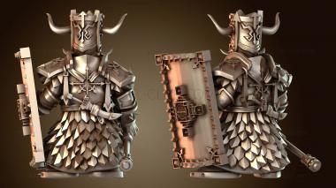 3D модель Бессмертные в масках (STL)
