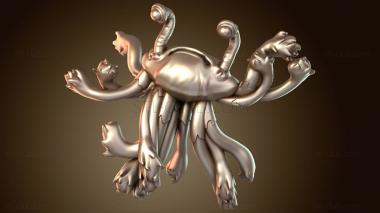 3D модель Ударная медуза (STL)