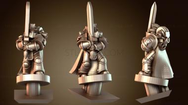 3D модель Офицер-тамплиер Имперских Кулаков (STL)