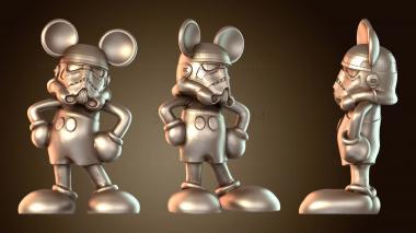 3D модель Имперский ШТОРМ МИККИ Дисней Труппер Микки Маус (STL)