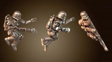 3D модель Атака солдат-сжигателей (STL)