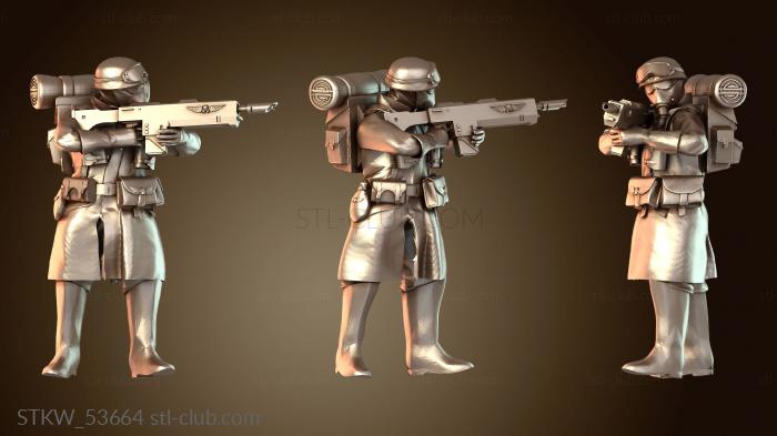 Military Пехотный прицельный гвардеец точный лазган