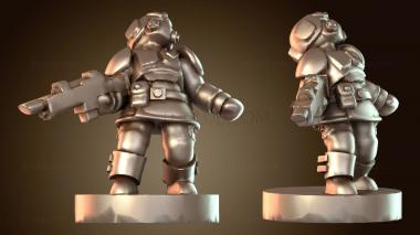 3D модель Расстрел пехоты (STL)