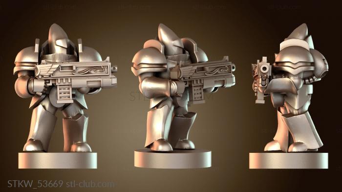 Military Пехотный бит-брат Эпический кустодий Сагитариус Болтер