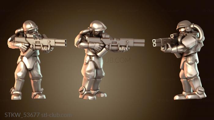 Military Пехота, зачисленная в ряды, изношенная в боях