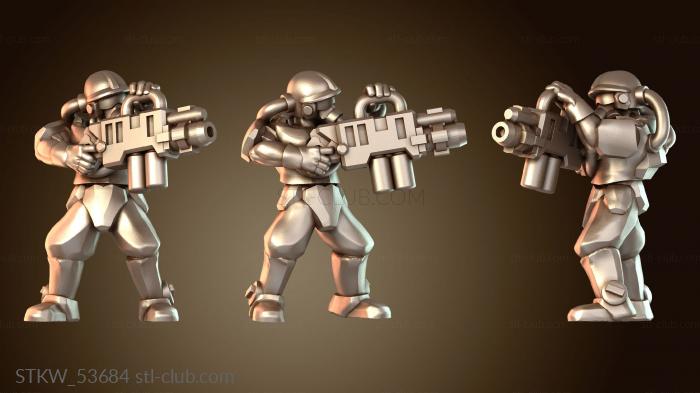 Military Пехотинцы зачислены в плазму, смертельная