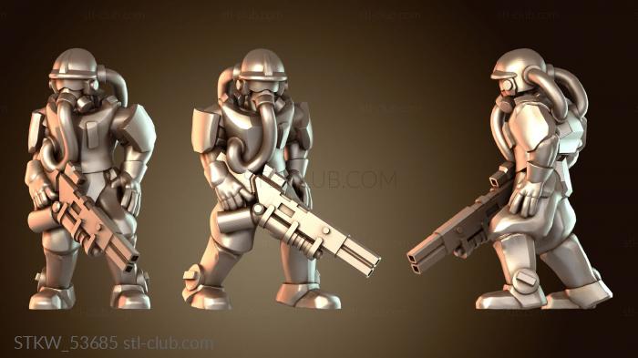 Military Пехота, зачисленная в ряды, стойкая