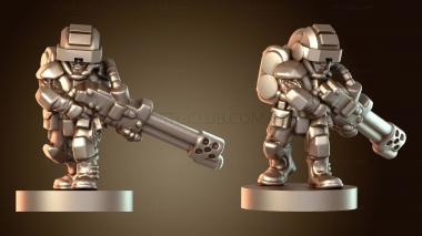 3D модель Пехотные эсирийские атмосферные десантники (STL)