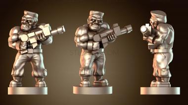 3D модель Пехотный GRUNT вооружен (STL)