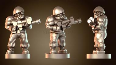 3D модель Пехотный GRUNT решил (STL)