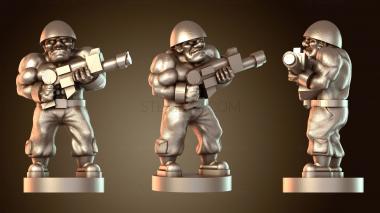 3D модель Пехота ГРЮНТ цепкая (STL)