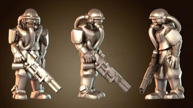 3D модель Отдыхающая пехота зачислена (STL)
