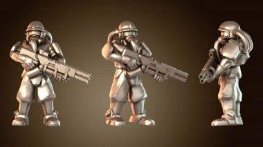 3D модель Отдыхающая пехота расслаблена (STL)