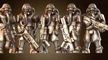 3D модель Полосы отдыха пехоты приведены в боевую готовность (STL)