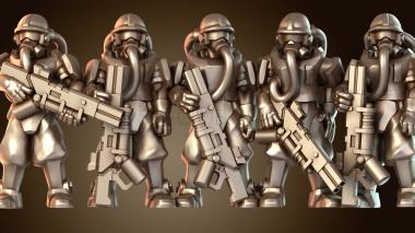 3D модель Полосы отдыха пехоты, зачисленные наблюдательные (STL)