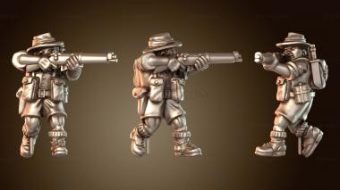 3D модель ПЕХОТНЫЙ СТРЕЛКОВЫЙ УЛАННИК (STL)