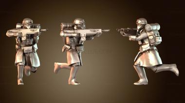 3D модель Пехота бежит быстро (STL)