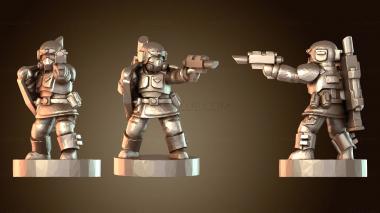 3D модель Пехотный сержант (STL)