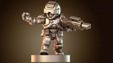 3D модель Пехотный сержант (STL)