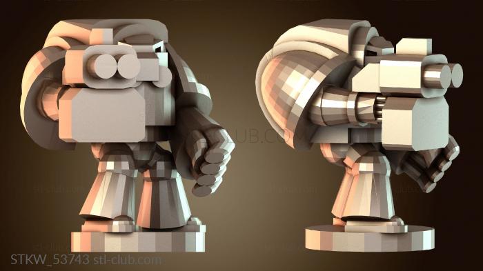 Military Пехотный термический штурмовой болтер