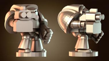 3D модель Пехотный термический штурмовой болтер (STL)