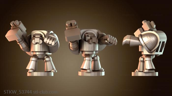 Military Пехотный термический штурмовой болтер брутальный