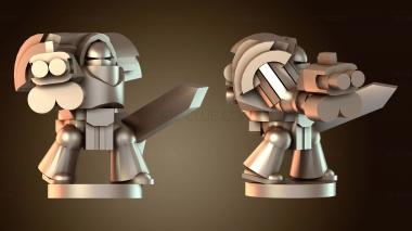 3D модель Пехота вармур катафракты благородные (STL)