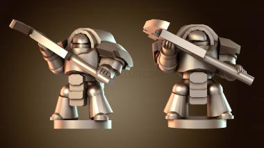 3D модель Пехота вармур саван смерти мрачный (STL)