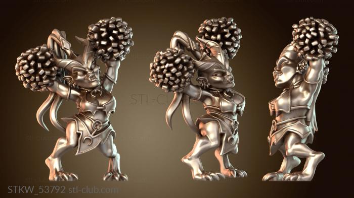 Military Адский полурослик-чирлидер