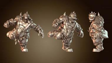 3D модель Легендарный игрок адского орка (STL)